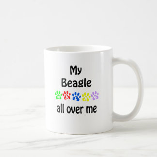 Beagle Walks Design Coffee Mug