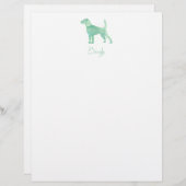 Beagle Watercolor Design (Front/Back)