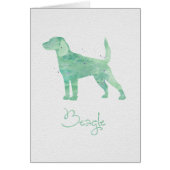 Beagle Watercolor Design (Front)