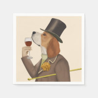 Beagle Wine Snob