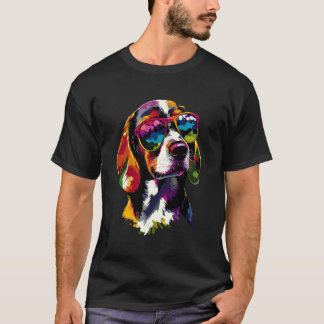 Beagle with Sunglasses Beagles Dog Puppy Cute Engl T-Shirt