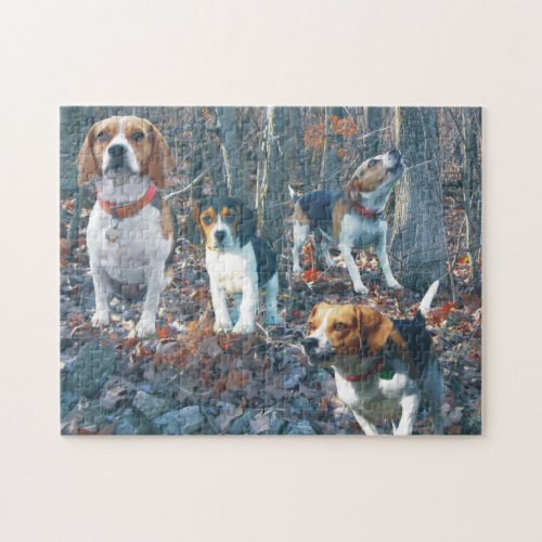 Beagle Woodland Puzzle