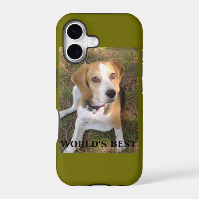 beagle worlds best iphone case (Back)