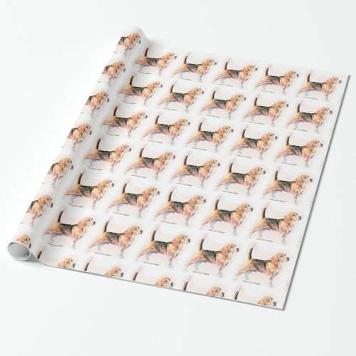 Beagle Wrapping Paper