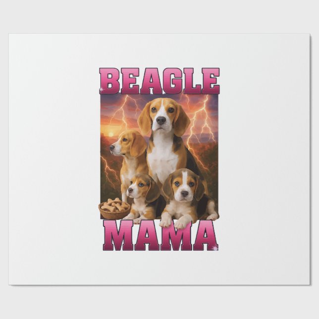 Beagle  wrapping paper (Flat)