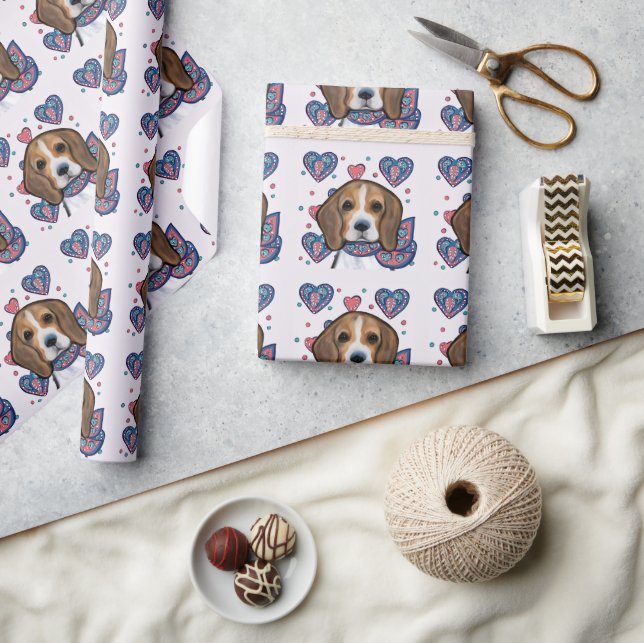 Beagle        wrapping paper (Crafts)