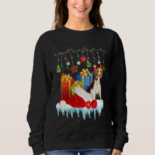 Beagle Xmas Dog Santa Hat Appearal Sweatshirt