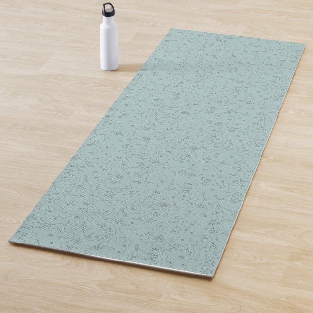 Beagle yoga pose mat (In Situ)