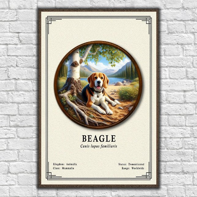 Beagle Zoology Series Poster (Creator Uploaded)