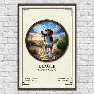 Beagle Zoology Series Poster