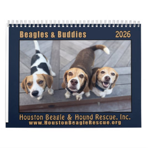 Beagles and Buddies 2026 Calendar