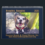Beagles Beagles Wall calendar 2026<br><div class="desc">Wall calendar 2026 with adorable beagles photos</div>