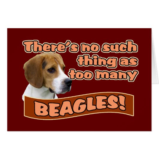 BEAGLES CARDS (Front Horizontal)