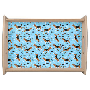 Beagles Dog Breed Beagle Pattern Serving Tray