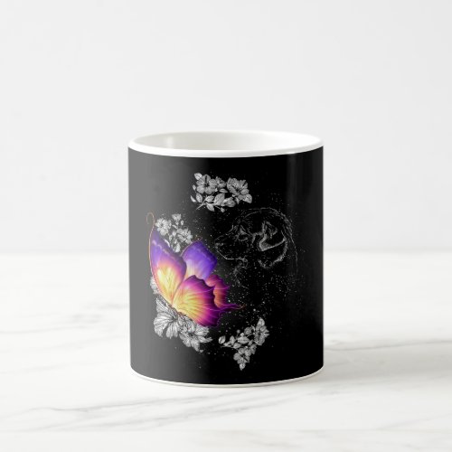 Beagles Dog With Butterfly Dog In Heaven Memorial Coffee Mug