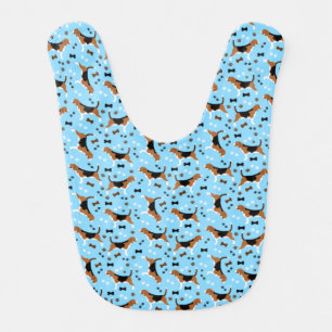 Beagles Hound Dog Beagle Cute Pattern Baby Bib