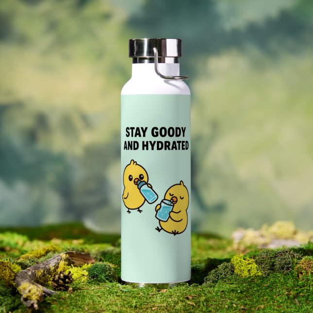 Beak & Bonk STAY GOODY AND HYDRATED Water Bottle (Outdoor (Rotated))