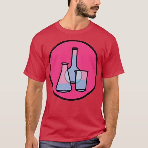 Beaker and Flasks Science T_Shirt