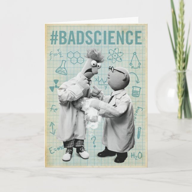 Beaker & Bunsen | #BadScience Card (Front)