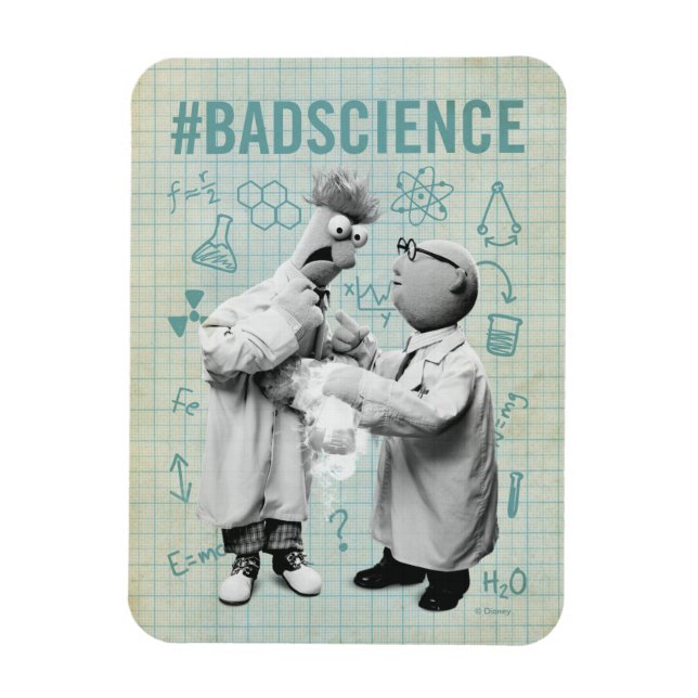 Beaker & Bunsen | #BadScience Magnet (Vertical)