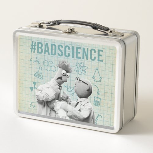 Beaker  Bunsen  BadScience Metal Lunch Box
