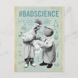 Beaker & Bunsen | #BadScience Postcard