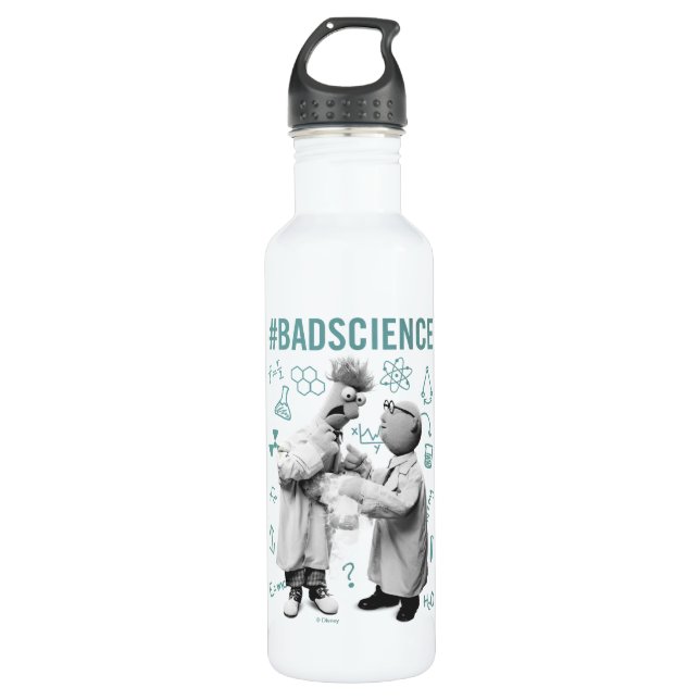 Beaker & Bunsen | #BadScience Stainless Steel Water Bottle (Front)
