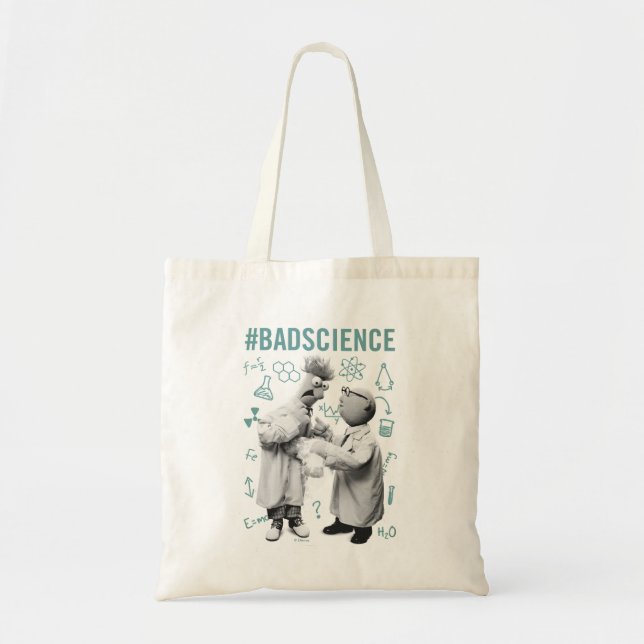 Beaker & Bunsen | #BadScience Tote Bag (Front)