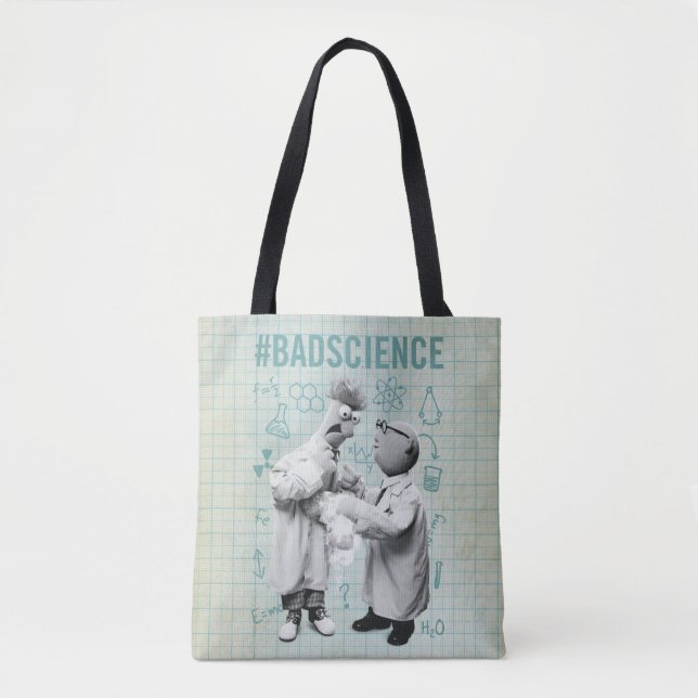 Beaker & Bunsen | #BadScience Tote Bag (Front)