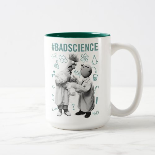 Beaker  Bunsen  BadScience Two_Tone Coffee Mug