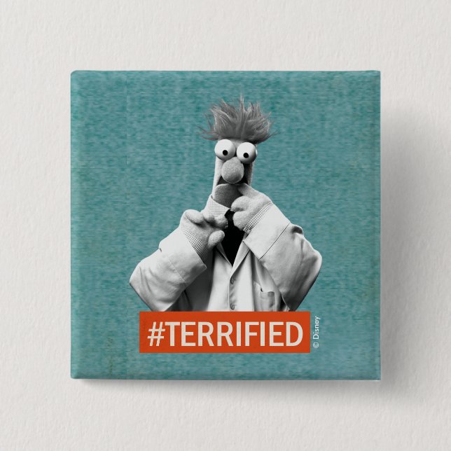 Beaker | #Terrified Button (Front)