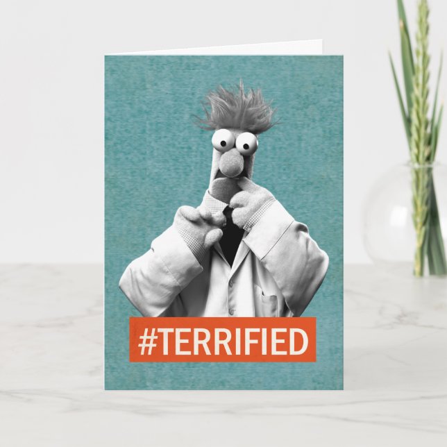 Beaker | #Terrified Card (Front)