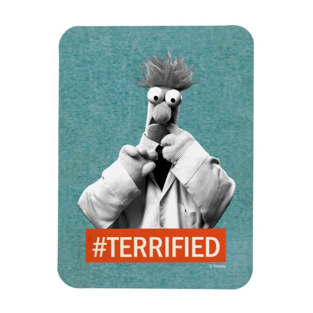 Beaker | #Terrified Magnet (Vertical)