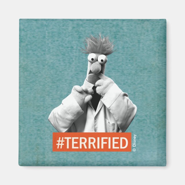 Beaker | #Terrified Magnet (Front)