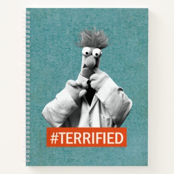 Beaker | #terrified Notebook by muppets at Zazzle