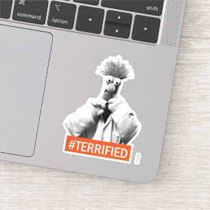 Beaker   #Terrified Sticker