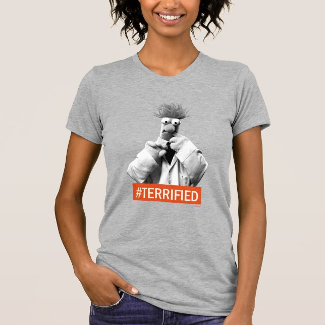 Beaker | #Terrified T-Shirt (Front)