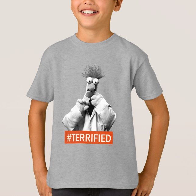 Beaker | #Terrified T-Shirt (Front)