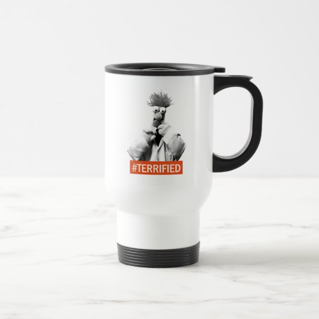Beaker | #Terrified Travel Mug (Right)
