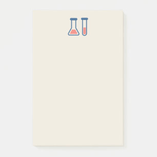 Beaker & Test Tube Science Themed Post-it Notes