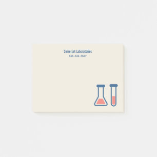 Beaker & Test Tube Science Themed Post-it Notes