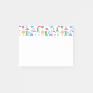 Beakers and Flasks Fun Science Pattern Post-it Notes