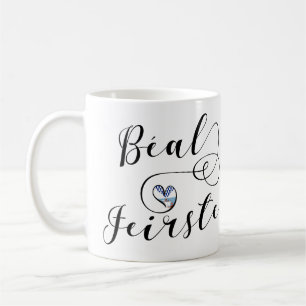 Béal Feirste Flag Heart, Belfast Coffee Mug