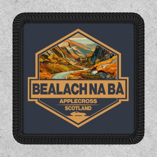 Bealach na B Scotland Travel Art Badge