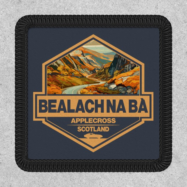 Bealach na Bà Scotland Travel Art Badge (Front)