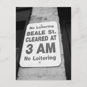 Beale n Blues Series Postcard