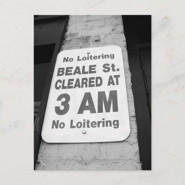 Beale n Blues Series Postcard (Front)