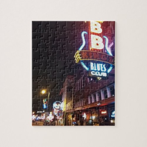 Beale Street _ Memphis Tennessee Jigsaw Puzzle