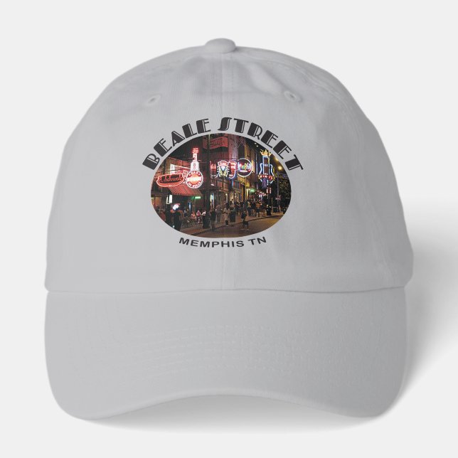 Beale Street, Memphis, Tennessee Nightlife Hat (Front)