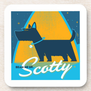 Beam Me Up Scotty Beverage Coaster